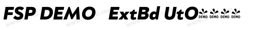 FSP DEMO   ExtBd UtO字体转换